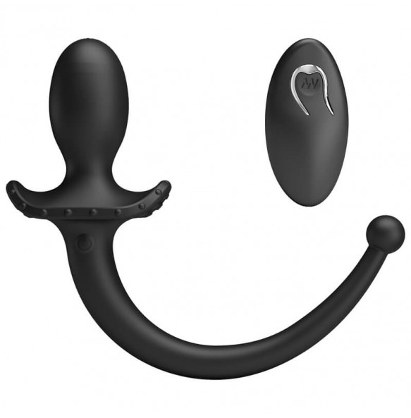 MR PLAY - Vibrating Anal Plug Tail (Wireless Remote - Chargeable)